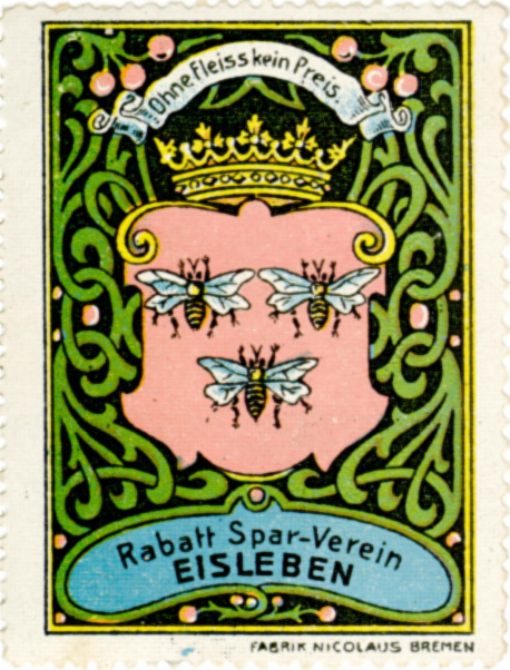 Alte Reklamemarke